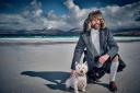 Social media star Coinneach MacLeod and Seoras the dog. Photograph: Euan Anderson