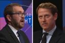 Oliver Mundell, left, and Michael Stewart clashed on BBC Scotland's Debate Night