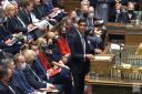 Chancellor of the Exchequer Rishi Sunak delivering his Budget to the House of Commons in London. Photograph: PA