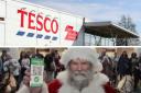 Tesco's ad features Santa showing his vaccine pass