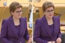 'He's a charmer': Nicola Sturgeon responds to muttered comment from Douglas Ross