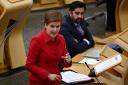 First Minister Nicola Sturgeon faced questions about healthcare during FMQs
