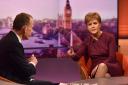 Nicola Sturgeon being interviewed by the BBC's Andrew Marr.    File pic.