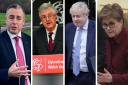 The leaders of the four UK nations, from left: Northern Irish FM Paul Givan, Welsh FM Mark Drakeford, English PM Boris Johnson, and Scottish FM Nicola Sturgeon