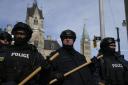 Police move in to clear protesters from downtown Ottawa near Parliament Hill on Saturday, Feb. 19, 2022. Picture: Justin Tang /The Canadian Press via AP