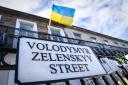 An Edinburgh street has been unofficially renamed after Ukrainian leader Volodymyr Zelenskyy