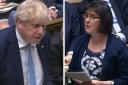 Boris Johnson was quizzed on his pensions policy by the SNP MP Patricia Gibson
