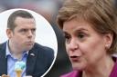 Nicola Sturgeon suggested Douglas Ross's party is set to face the consequences from public anger at the Tories