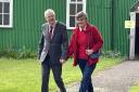 Mark Drakeford and his wife Clare Drakeford