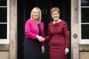 Michelle O'Neill and Nicola Sturgeon shared a meeting at Bute House