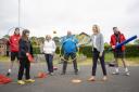 Children and Young People’s Minister Clare Haughey, Inspiring Scotland chief executive Celia Tennant and project representatives marked the Scottish Government Outdoor Community Play Fund announcement