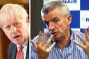 Boris Johnson's government has been lambasted by Ryanair chief executive Michael O'Leary