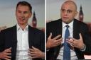Jeremy Hunt, left, and Sajid Javid were both quizzed on the BBC after announcing their bids to become Tory leader