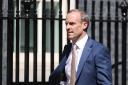 Deputy Prime Minister Dominic Raab arrives for a Cabinet meeting at 10 Downing Street. Photograph: PA