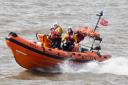 A Life Boat was sent to the scene to rescue the man