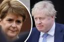 First Minister Nicola Sturgeon, left, wrote to PM Boris Johnson last week over the cost of living crisis