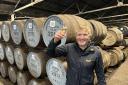 Robin McKelvie during his visit to Ardbeg Distillery on the Isle of Islay