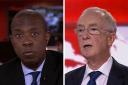 The BBC received hundreds of complaints after comments made by presenters Clive Myrie (left) and Nicholas Witchell