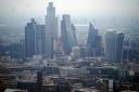 General view of the City of London as the UK's largest lender predicts a mild recession