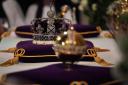 The Imperial State Crown, and orb and sceptre