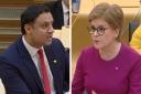 Anas Sarwar and Nicola Sturgeon clashed over Labour plans for a public energy company