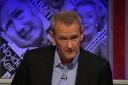 Alexander Armstrong read out a joke which suggested Nicola Sturgeon supported Russia's illegal land grabs in Ukraine