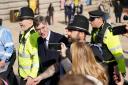 The Business Secretary was booed as he entered the Conservative Party conference in Birmingham. Picture: Aaron Chown