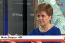 First Minister Nicola Sturgeon wasn't given her government title by the BBC's display, unlike the Tory MP who appeared later on the same show