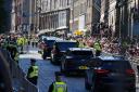Police made arrests during the Queen's funeral proceedings in Edinburgh