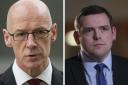 John Swinney and Douglas Ross are set to appear on Question Time tonight