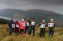 Loch Long locals gather to protest plans for a new salmon farm in the area