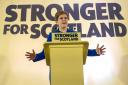 Nicola Sturgeon at a press conference on Wednesday