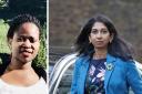 Mercy Baguma (left) died in 2020 in accommodation provided by the Home Office, now run by Home Secretary Suella Braverman