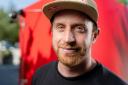 Danny MacAskill poses for a portrait during the Red Bull UK Athletes Summit in Fuschl am See, Austria on July 20, 2022. // Leo Rosas / Red Bull Content Pool // SI202208030174 // Usage for editorial use only //