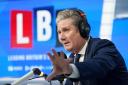 Labour Party leader Keir Starmer takes part in Call Keir on LBC