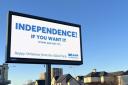 The billboards will be seen all across Scotland