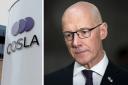 Deputy First Minister John Swinney announced a Budget which Cosla said is a 'massive real-terms cut'