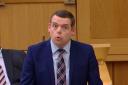 Douglas Ross was warned he was 'skirting' towards contempt of Parliament and was instructed to sit down