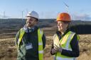 Nicola Sturgeon checks out an onshore wind farm
