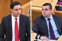 Anas Sarwar, left, and Douglas Ross were urged to improve their party's track record on gender balance