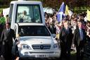 The former pope visited Bellahouston Park in 2010