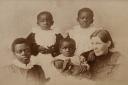 Mary Slessor with some of the children she adopted after saving their lives