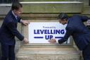 Chancellor Jeremy Hunt (left) and Prime Minister Rishi Sunak at an event to promote Levelling Up funding last week