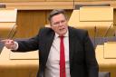 Stephen Kerr took issue with an SNP MSP's speech at the Scottish Parliament