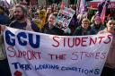 Students have shown solidarity with those on strike