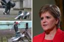 First Minister Nicola Sturgeon spoke out after an 'iconic' sculpture in her Glasgow constituency was stolen