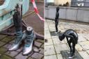 Artist speaks out as Gorbals Boys statues found after being 'stolen'