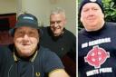 Lee Anderson has been frequently pictured with Martin 'Fluke' Dudley, who wears a WHITE PRIDE t-shirt and has a white supremacist symbol tattooed on his leg