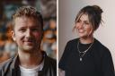 Robbie Tolson (left) and Jamie Genevieve Grant were both named in the Forbes 30 under 30 list