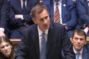 Jeremy Hunt announced two Scottish projects would be given funding through the Levelling Up scheme